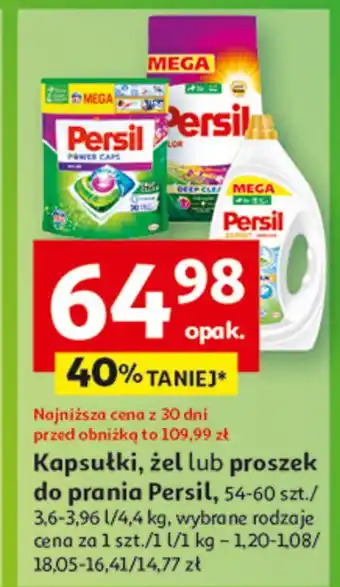 Auchan Żel do prania sensitive Persil Expert oferta