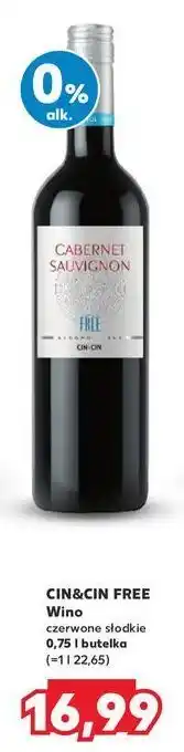 Kaufland Wino Cin&Cin Cabernet Sauvignon Free oferta