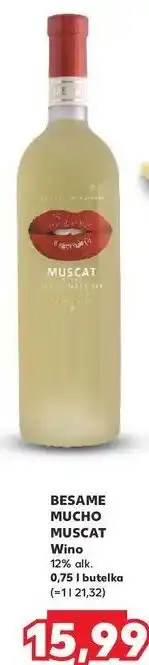 Kaufland Wino Besame Mucho Muscat Moldovenesc oferta