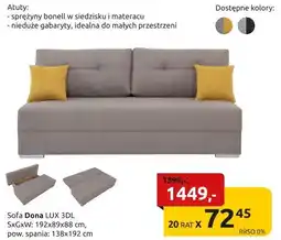 Black Red White Sofa Dona oferta