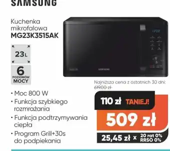 Max Elektro Kuchenka mikrofalowa Samsung oferta