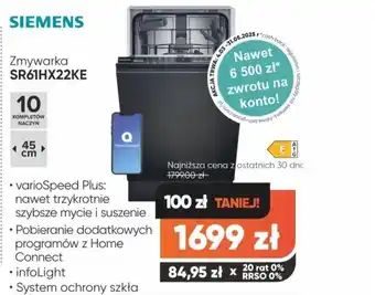 Max Elektro Zmywarka Siemens oferta