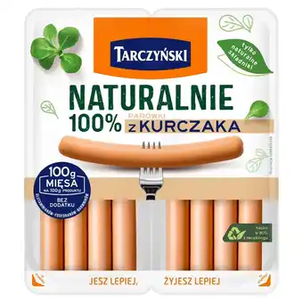 Hala Wola Tarczyński Naturalnie Parówki 100 % z kurczaka 160 g (2 x 80 g) oferta