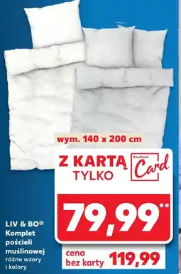 Kaufland Komplet pościeli Liv & BO oferta