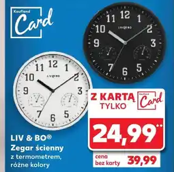 Kaufland Zegar ścienny Liv & BO oferta