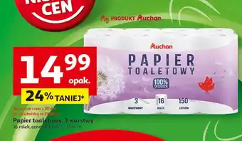 Auchan Papier toaletowy Auchan oferta