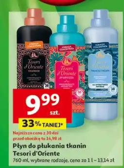 Auchan Płyn do płukania tkanin Tesori d'oriente oferta