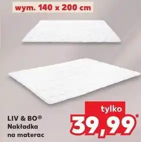 Kaufland Nakładka na materac 140 x 200 cm Liv & Bo oferta