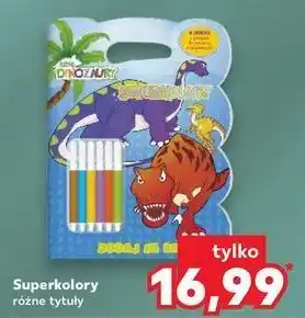 Kaufland Superkolor dinozaury oferta