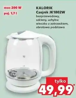 Kaufland Czajnik jk1802w Kalorik oferta