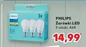 Kaufland Żarówka led 60w e27 kula Philips oferta