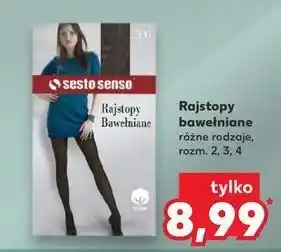 Kaufland Rajstopy damskie lana 2-4 Sesto Senso oferta