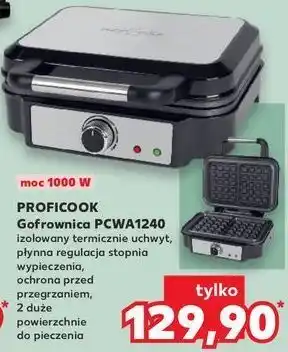 Kaufland Gofrownica pcwa1240 Profi Cook oferta