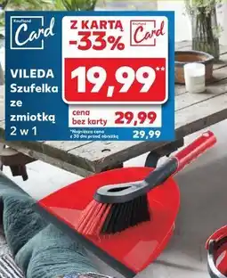 Kaufland Szufelka ze zmiotką 2w1 Vileda oferta