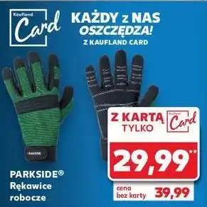 Kaufland Rekawice robocze Parkside oferta