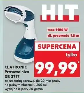 Kaufland Prasowalnica db 3717 Clatronic oferta