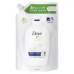 Makro Dove Deeply Nourishing Pielęgnujące mydło w płynie zapas 750 ml oferta