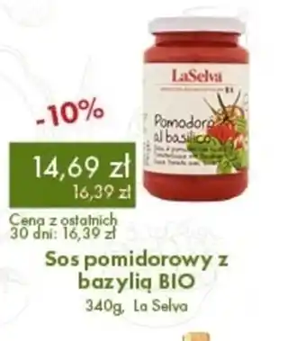 Organic Farma Zdrowia Sos pomidorowy La Selva oferta