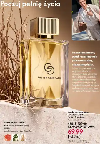 Oriflame Woda perfumowana Giordani Gold oferta