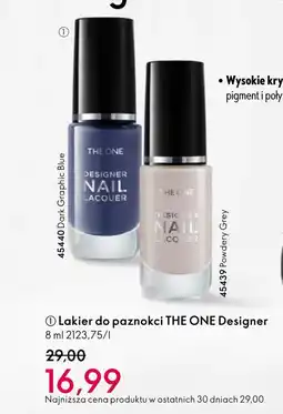 Oriflame Lakier do paznokci The One oferta