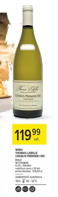 Carrefour Wino wytrawne Chablis oferta