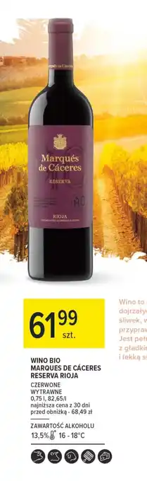 Carrefour Wino wytrawne Rioja oferta