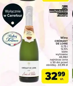 Carrefour Wino wytrawne Białe oferta