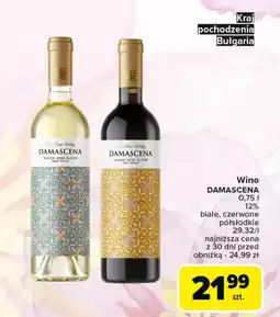 Carrefour Wino półsłodkie Białe oferta