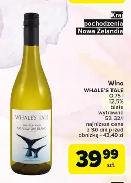 Carrefour Wino wytrawne Białe oferta