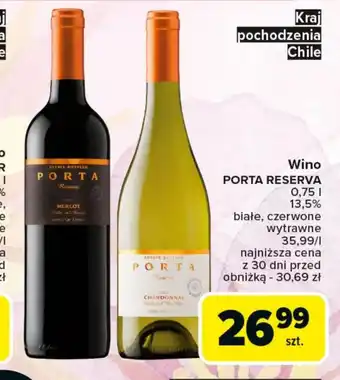 Carrefour Wino wytrawne Porta oferta