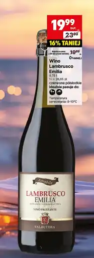 Delikatesy Centrum Wino półsłodkie Lambrusco oferta