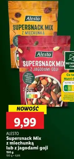 Lidl Supersnack Mix z miechunką lub z jagodami goji oferta