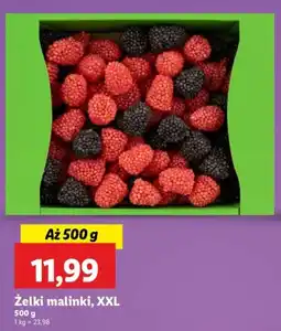 Lidl Żelki malinki, XXL oferta