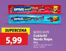 Lidl Cukierki Nerds Rope oferta