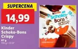 Lidl Kinder Schoko-Bons Crispy oferta