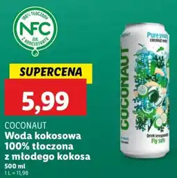 Lidl Woda kokosowa 100% tłoczona z młodego kokosa oferta