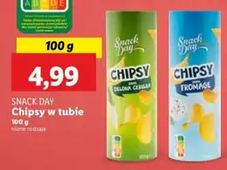 Lidl Chipsy w tubie oferta