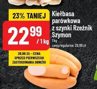 Polomarket Kiełbasa parówkowa Rzeźnik szymon poleca oferta