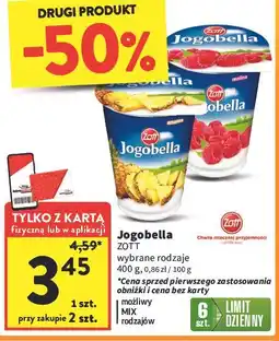 Intermarche Jogurt malina Zott Jogobella oferta