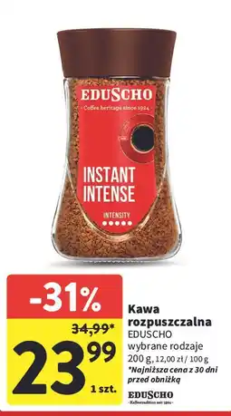 Intermarche Kawa Eduscho Cafe Instant Intense oferta