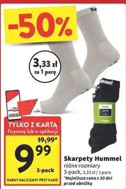 Intermarche Skarpetki męskie rozm. 36-45 Hummel oferta