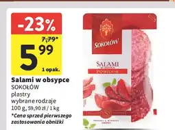 Intermarche Salami w obsypce pomidor Sokołów oferta