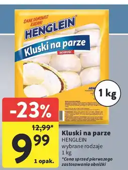 Intermarche Kluski na parze Henglein oferta