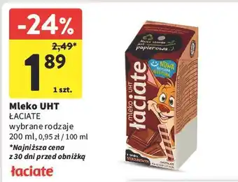 Intermarche Mleko czekoladowe Łaciate oferta