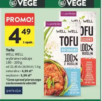 Intermarche Tofu wędzone Well oferta