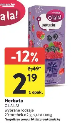 Intermarche Herbata owoce leśne O La La! oferta