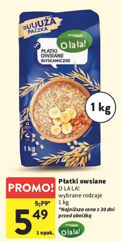 Intermarche Płatki owsiane górskie O La La! oferta