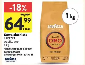 Intermarche Kawa Lavazza Qualita Oro oferta