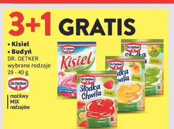 Intermarche Kisiel truskawkowy z kawałkami owoców Dr. Oetker Słodka Chwila oferta