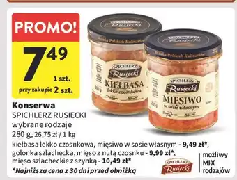 Intermarche Mięso szlacheckie z szynką Spichlerz Rusiecki oferta